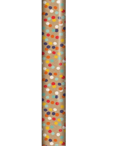 Picture of KRAFT SPOTS WRAPPING ROLL 70CM X 3 METERS
